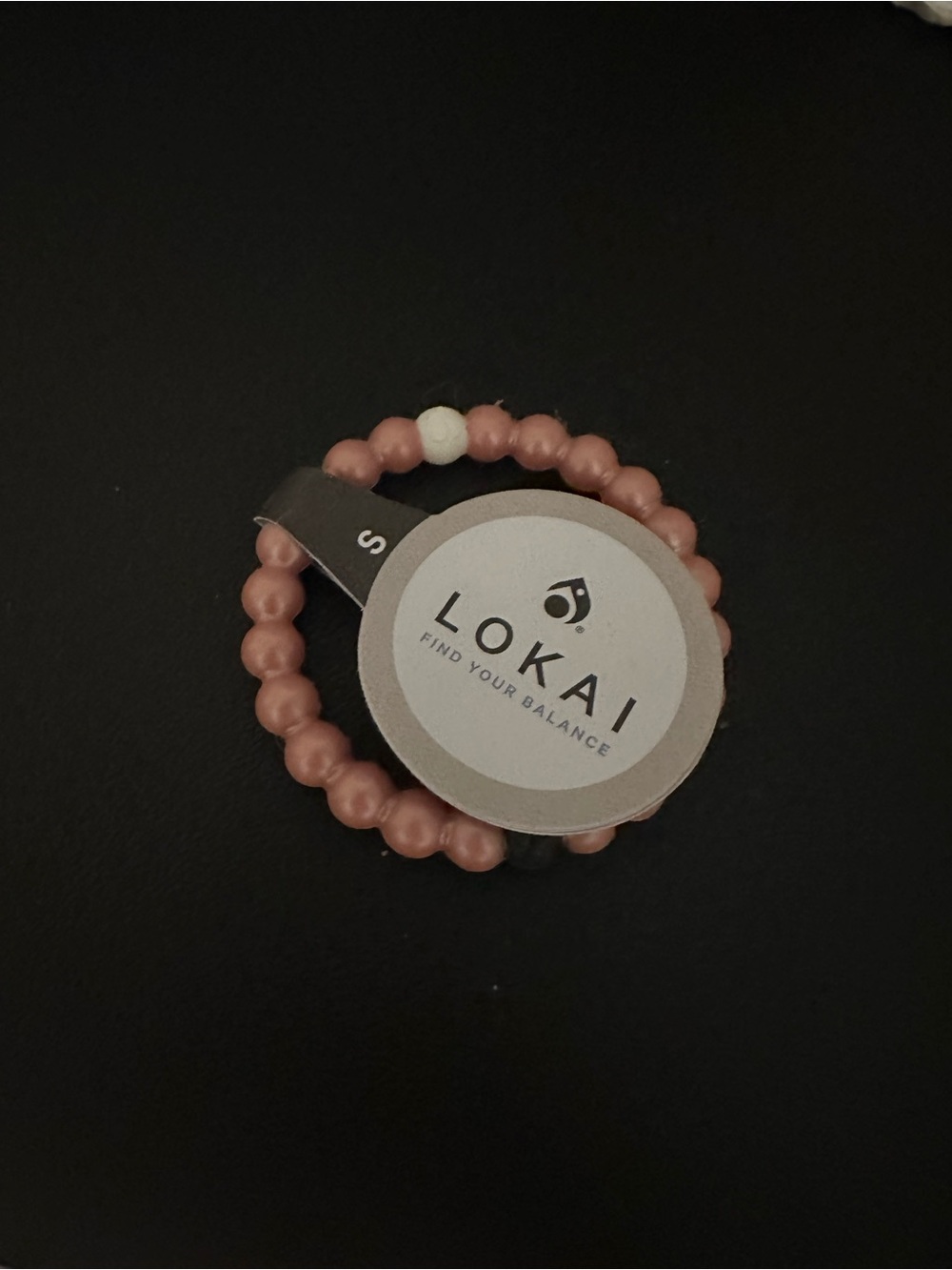 Lokai Rose Gold Bead Bracelet with Single White Bead